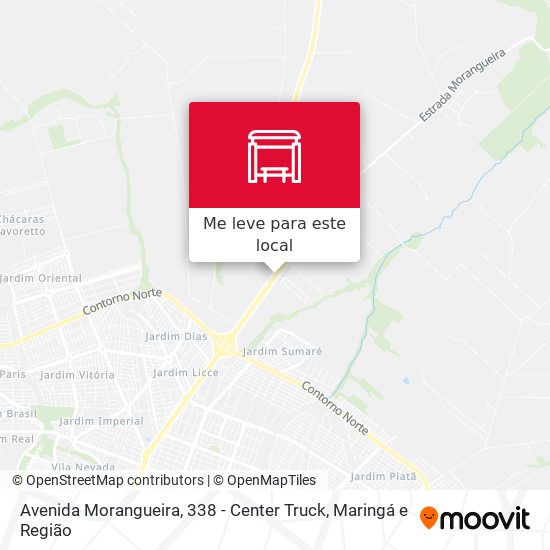 Avenida Morangueira, 338 - Center Truck mapa