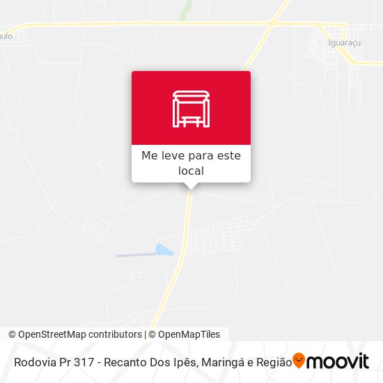 Rodovia Pr 317 - Recanto Dos Ipês mapa