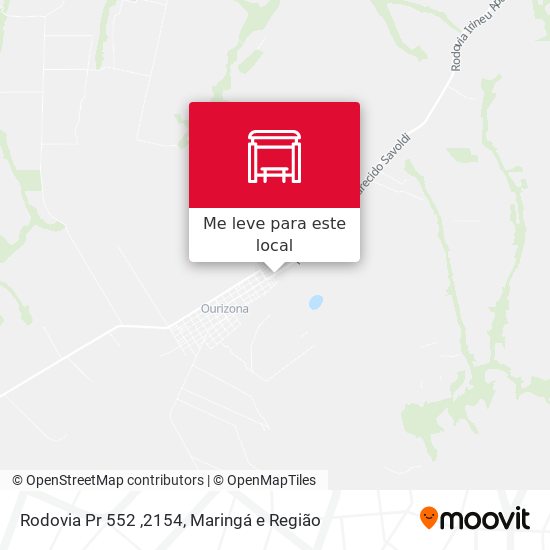 Rodovia Pr 552 ,2154 mapa