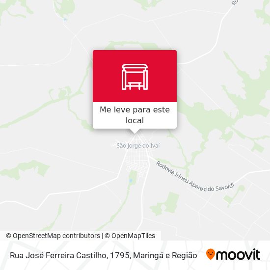 Rua José Ferreira Castilho, 1795 mapa