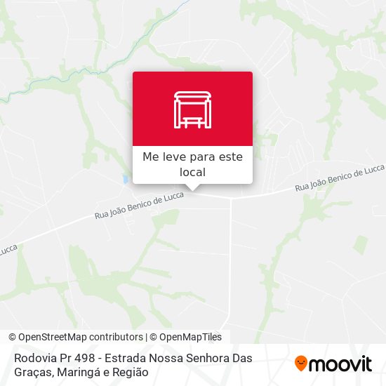 Rodovia Pr 498 - Estrada Nossa Senhora Das Graças mapa