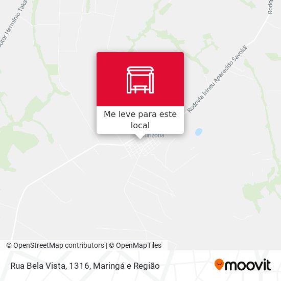 Rua Bela Vista, 1316 mapa