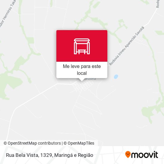 Rua Bela Vista, 1329 mapa