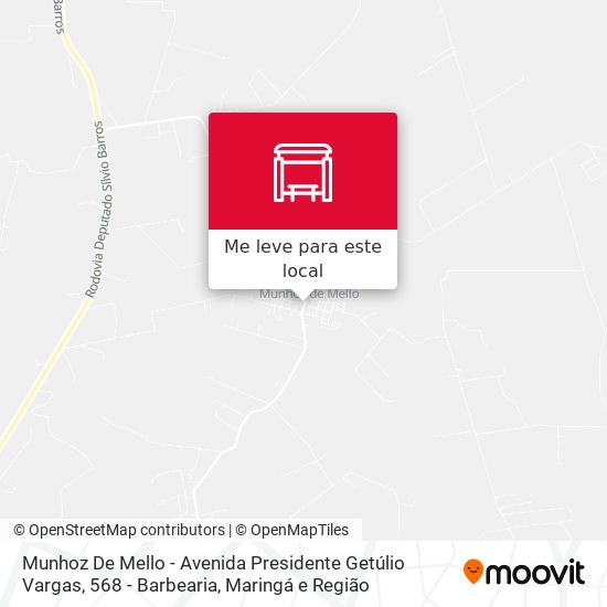 Munhoz De Mello - Avenida Presidente Getúlio Vargas, 568 - Barbearia mapa