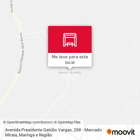 Avenida Presidente Getúlio Vargas, 288 - Mercado Miraia mapa