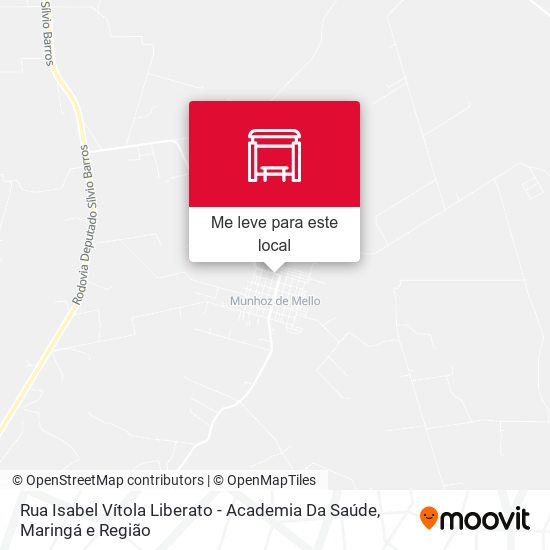 Rua Isabel Vítola Liberato - Academia Da Saúde mapa