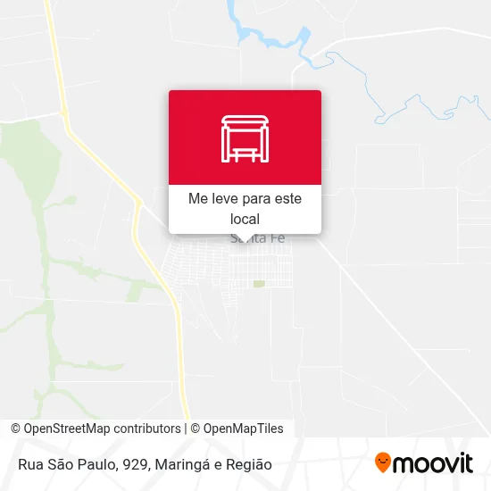 Rua São Paulo, 929 mapa