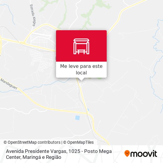 Avenida Presidente Vargas, 1025 - Posto Mega Center mapa
