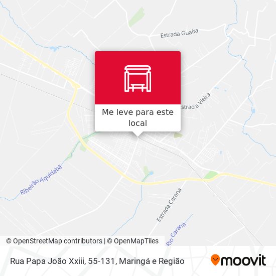 Rua Papa João Xxiii, 55-131 mapa
