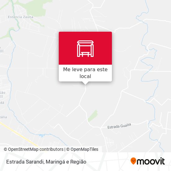 Estrada Sarandi mapa