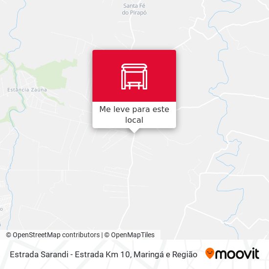 Estrada Sarandi - Estrada Km 10 mapa