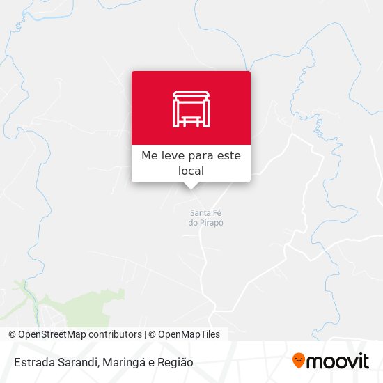 Estrada Sarandi mapa