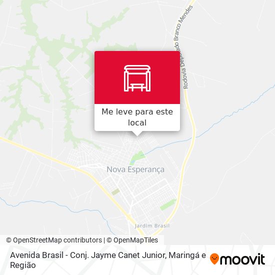 Avenida Brasil - Conj. Jayme Canet Junior mapa