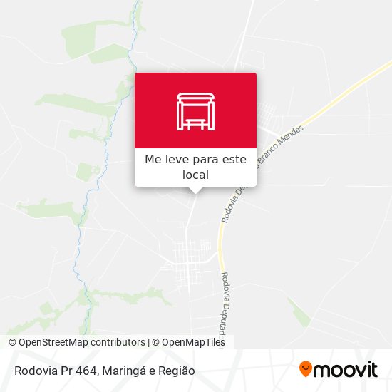 Rodovia Pr 464 mapa