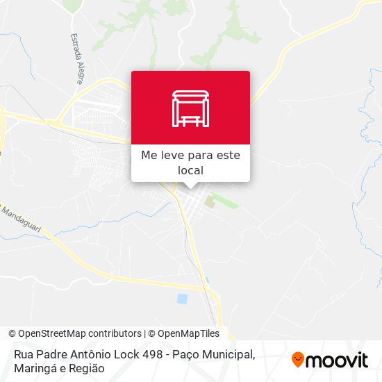 Rua Padre Antônio Lock 498 - Paço Municipal mapa