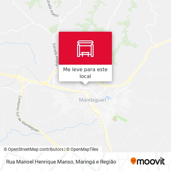 Rua Manoel Henrique Manso mapa