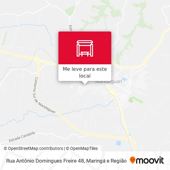 Rua Antônio Domingues Freire 48 mapa