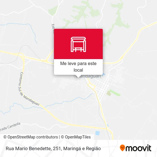 Rua Mario Benedette, 251 mapa