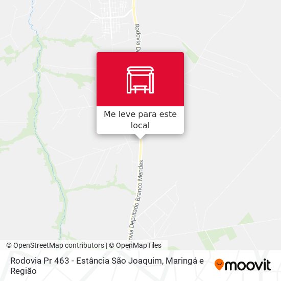 Rodovia Pr 463 - Estância São Joaquim mapa