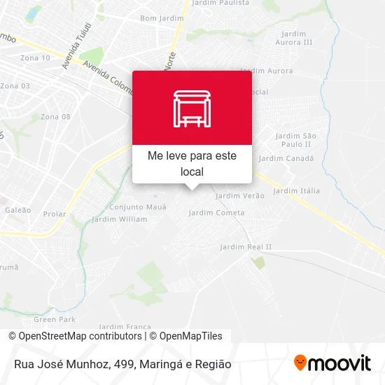 Rua José Munhoz, 499 mapa