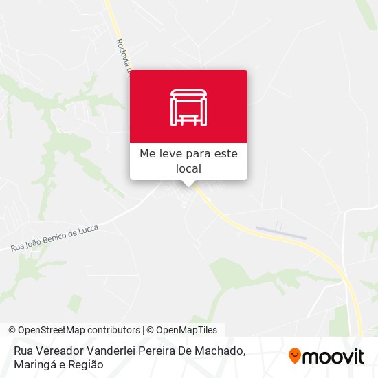 Rua Vereador Vanderlei Pereira De Machado mapa