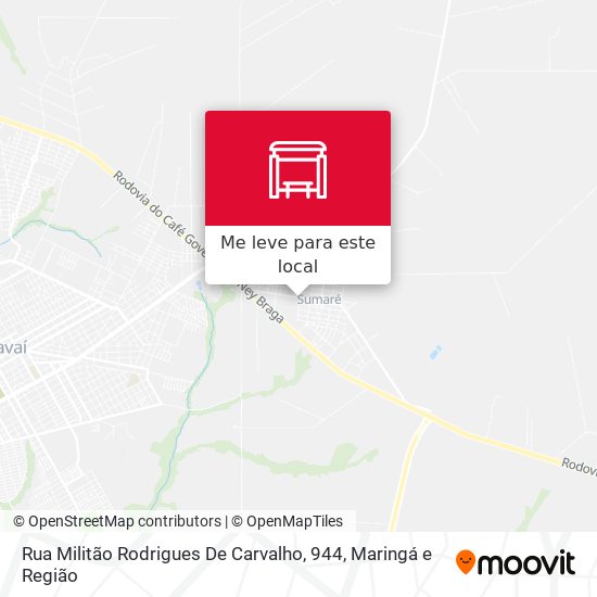 Rua Militão Rodrigues De Carvalho, 944 mapa