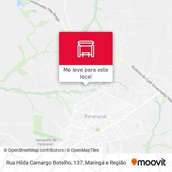 Rua Hilda Camargo Botelho, 137 mapa