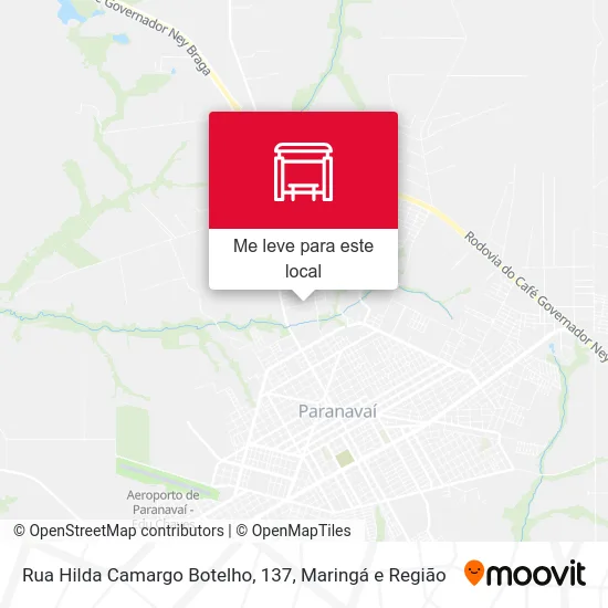 Rua Hilda Camargo Botelho, 137 mapa