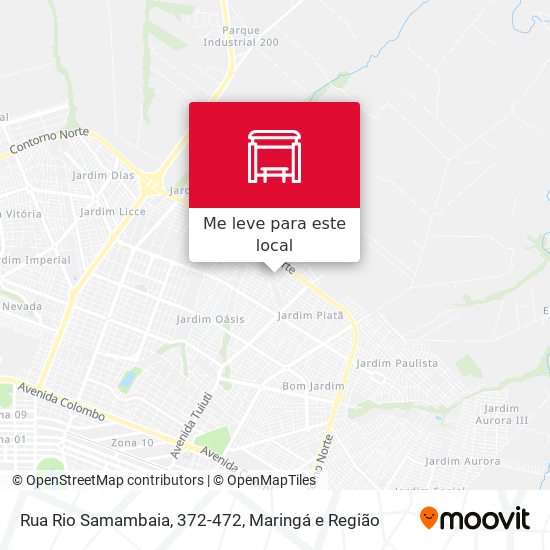 Rua Rio Samambaia, 372-472 mapa