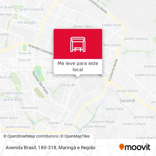 Avenida Brasil, 180-318 mapa