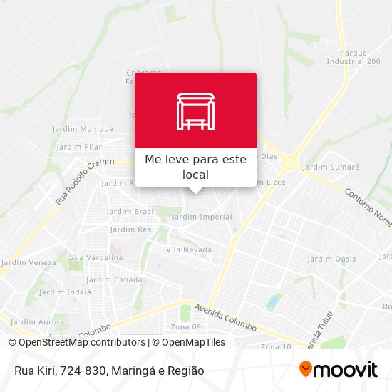 Rua Kiri, 724-830 mapa