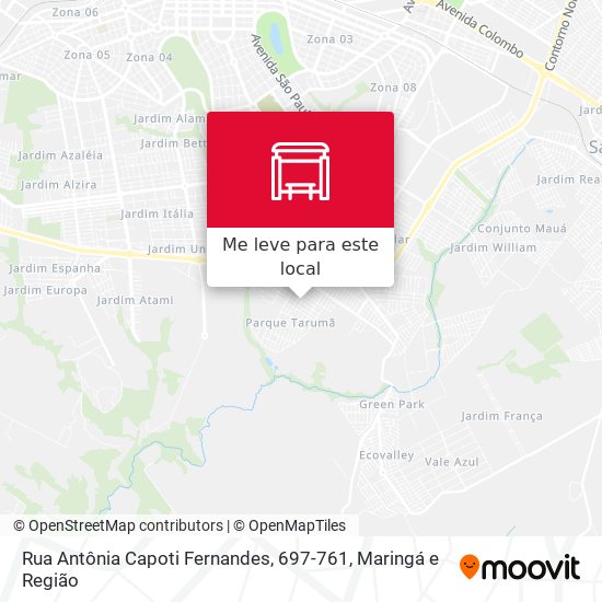 Rua Antônia Capoti Fernandes, 697-761 mapa