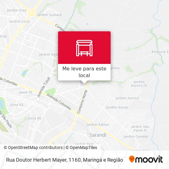 Rua Doutor Herbert Mayer, 1160 mapa