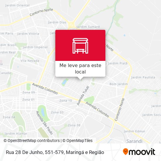 Rua 28 De Junho, 551-579 mapa