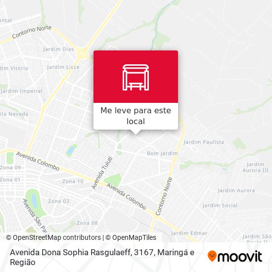 Avenida Dona Sophia Rasgulaeff, 3167 mapa