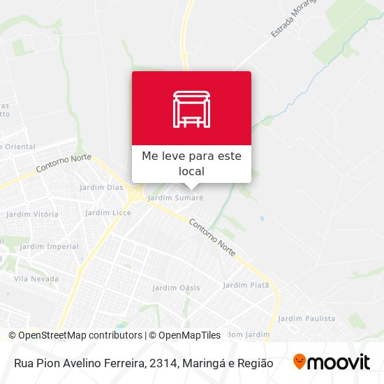 Rua Pion Avelino Ferreira, 2314 mapa