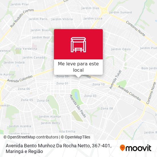 Avenida Bento Munhoz Da Rocha Netto, 367-401 mapa