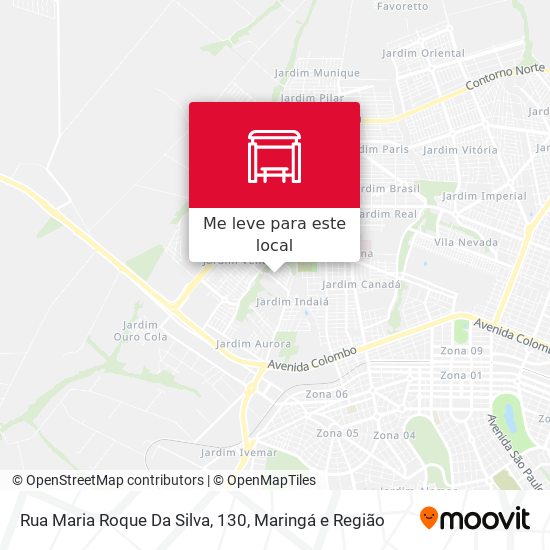 Rua Maria Roque Da Silva, 130 mapa