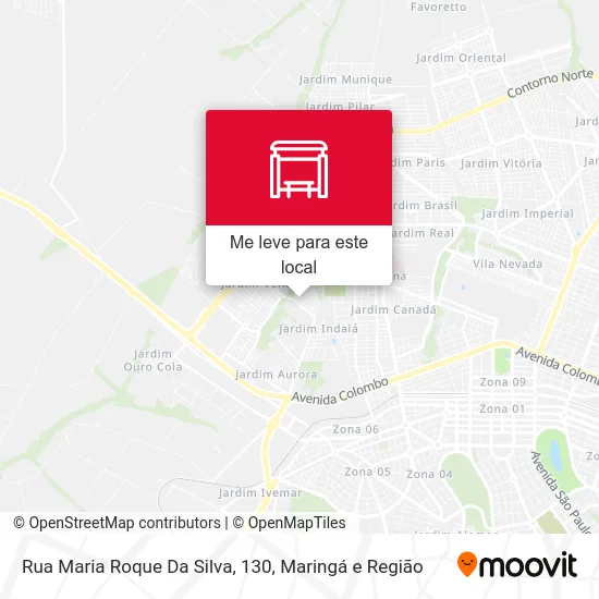 Rua Maria Roque Da Silva, 130 mapa