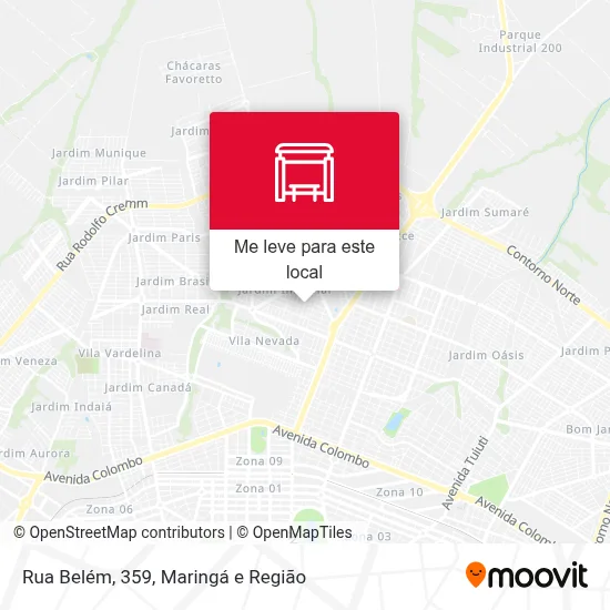 Rua Belém, 359 mapa