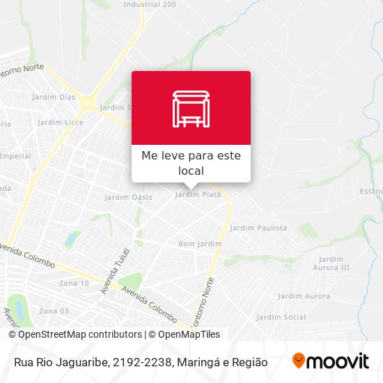 Rua Rio Jaguaribe, 2192-2238 mapa