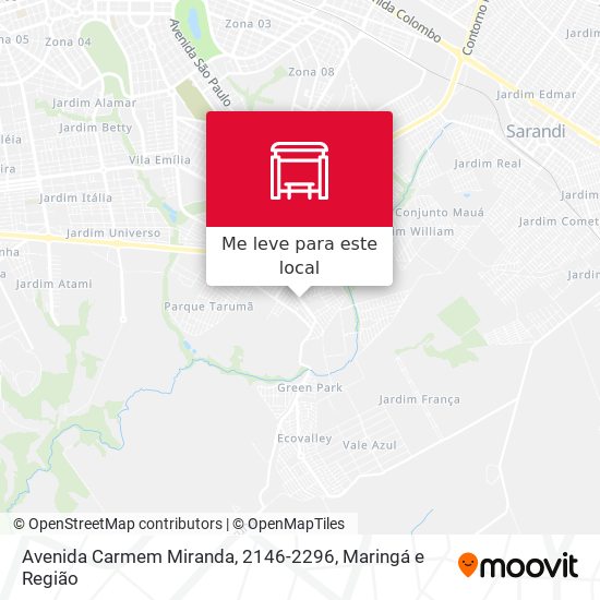 Avenida Carmem Miranda, 2146-2296 mapa