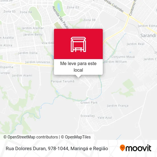Rua Dolores Duran, 978-1044 mapa