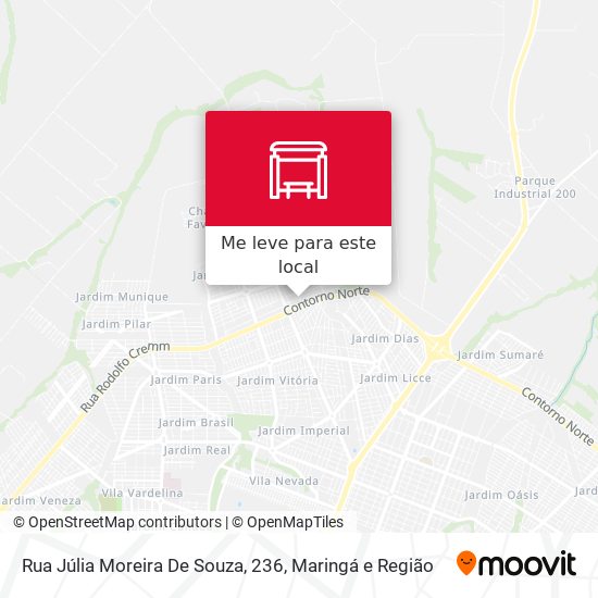 Rua Júlia Moreira De Souza, 236 mapa