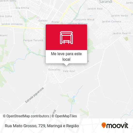 Rua Mato Grosso, 729 mapa