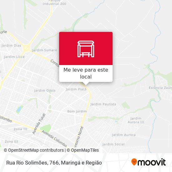 Rua Rio Solimões, 766 mapa
