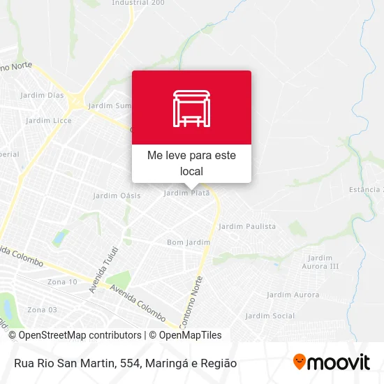 Rua Rio San Martin, 554 mapa