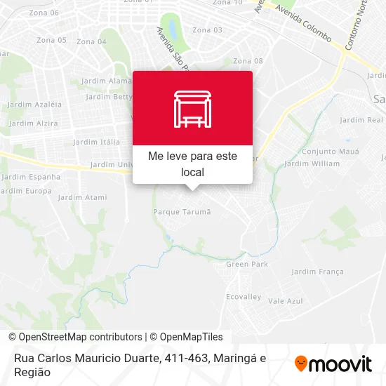 Rua Carlos Mauricio Duarte, 411-463 mapa