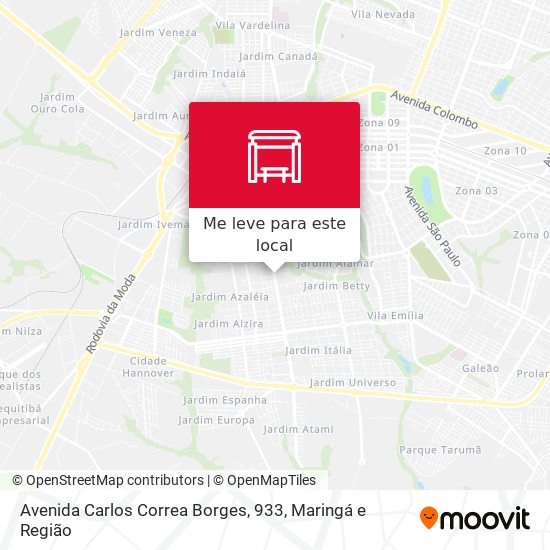 Avenida Carlos Correa Borges, 933 mapa