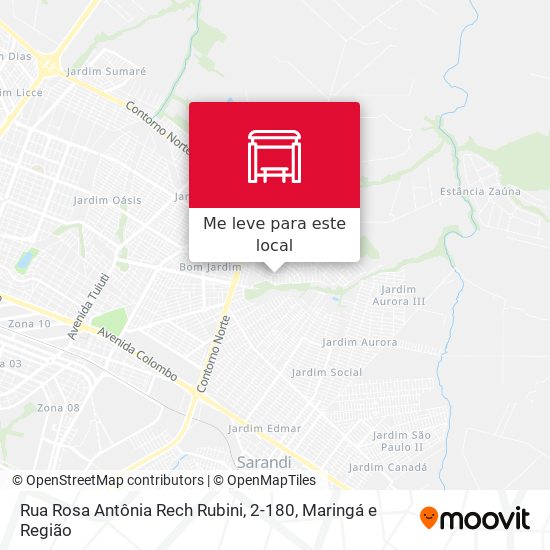 Rua Rosa Antônia Rech Rubini, 2-180 mapa